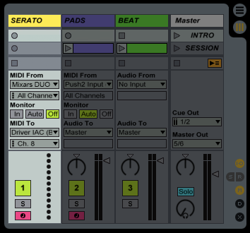 Ableton MIDI Track Settings